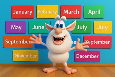 Months of the Year with Booba