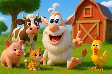 Learn Animal Sounds with Booba