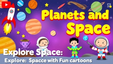 Planets and Space Cartoons for Kids